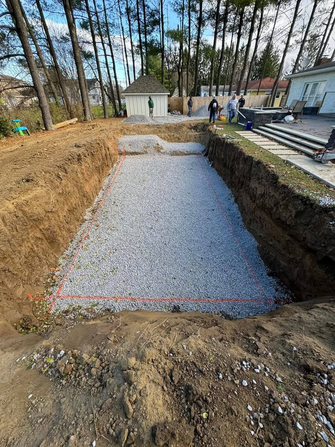 Pool excavation project